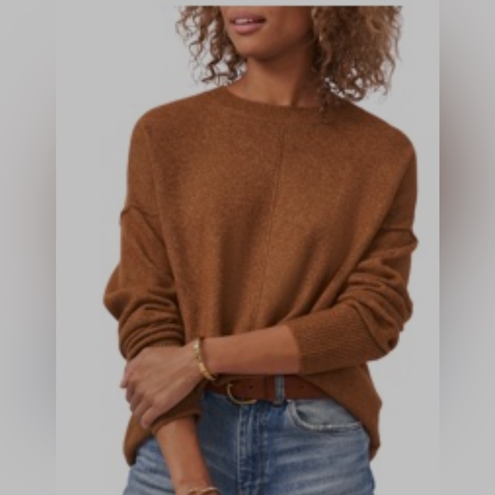 Vince Camuto brown pullover sweater